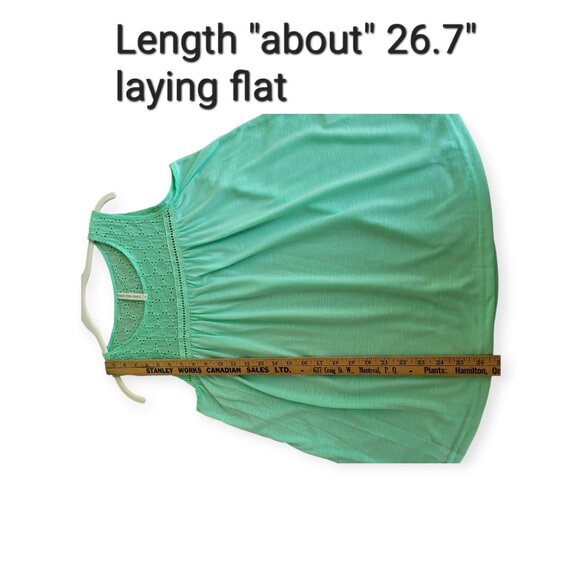 Mint Sleeveless Swing **Tank Top** Size Small by Forgotten Grace - Picture 6 of 7